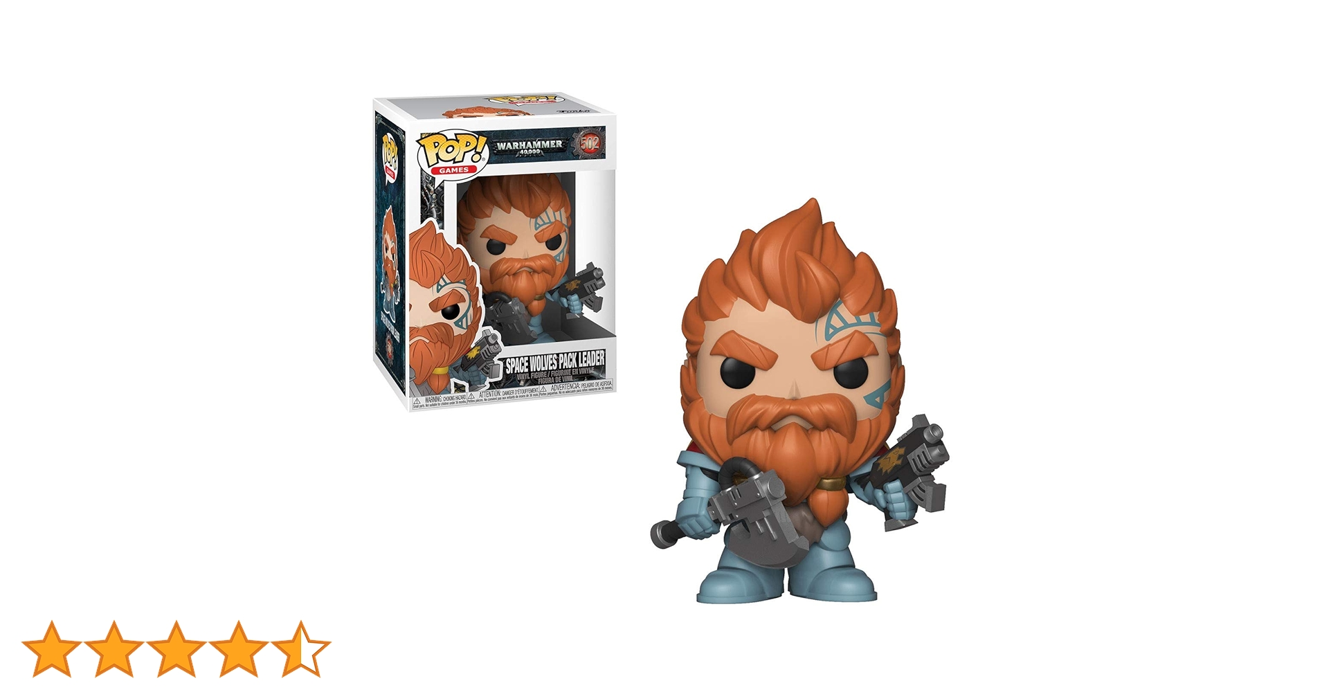 FUNKO POP! GAMES: Warhammer 40K - Space Wolves Pack Leader: Buy
